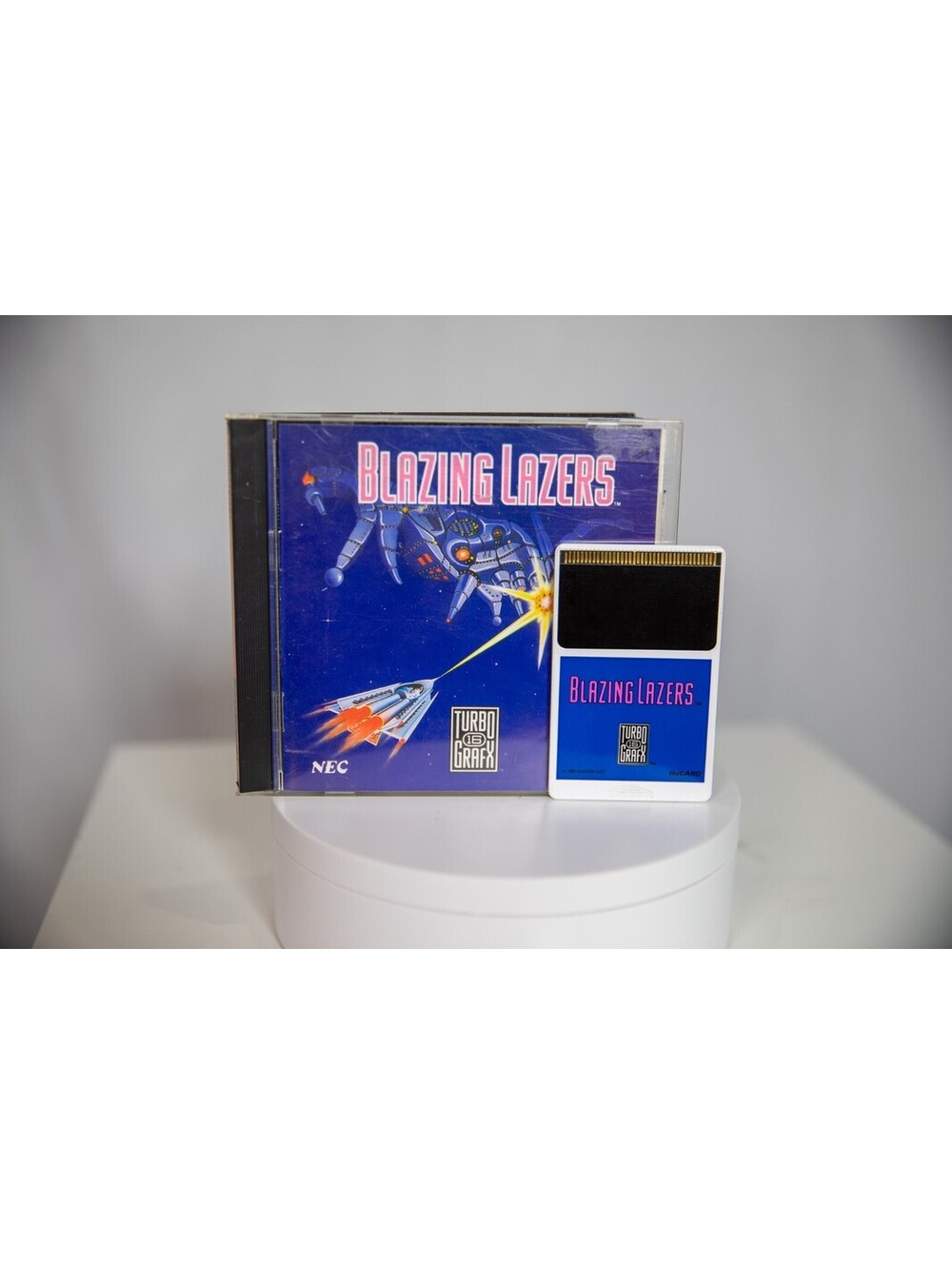 Blazing Lazers 1989 TurboGrafx-16 - CIB with Game and Case - Tested, works!